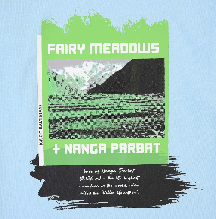 Boys Cotton Jersey T-Shirt Nanga Parbat - Blue