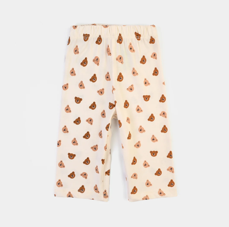 Infant Boys Cotton Jersey 2 Piece Set BABY BEAR- Beige
