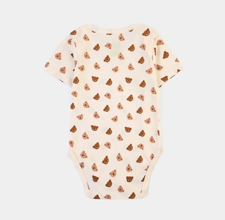 Infant Boys Cotton Jersey 2 Piece Set BABY BEAR- Beige